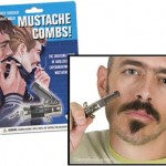 Switchblade Mustache Comb